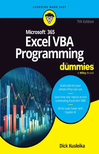 eBookUniverse | eBookUniverse Microsoft 365 Excel VBA Programming For Dummies