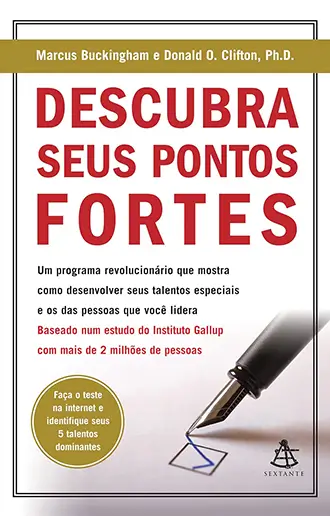 Capa do eBook Descubra Seus Pontos Fortes em versão digital